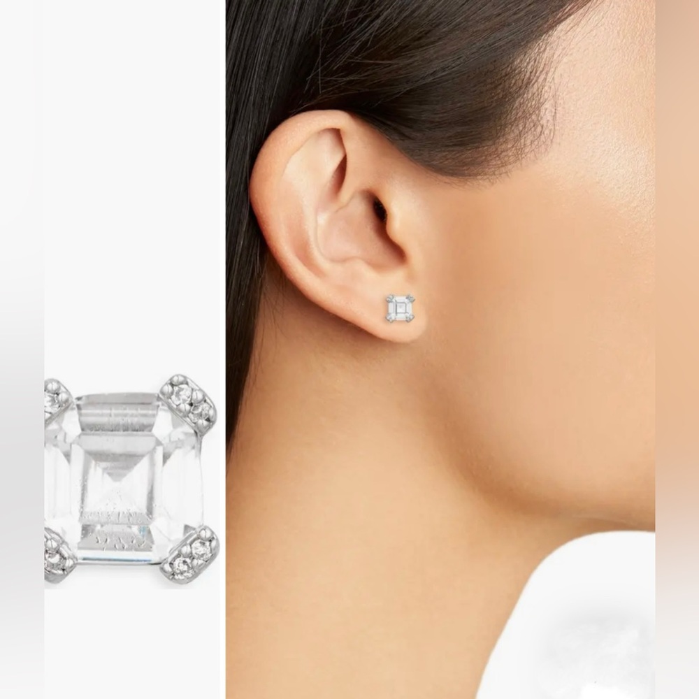 NWT Kate Spade CUBIC ZIRCONIA & CRYSTALS Stud Earrings